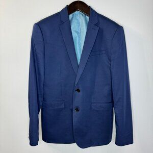 Express Photographer Stretch Fitted Blazer 2 Buttons Single Breasted Sz 40